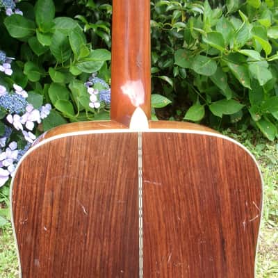 1979 Yairi DY-28 All Solid Guitar Natural+Deluxe Yairi hard case, Guitar strap and more image 6