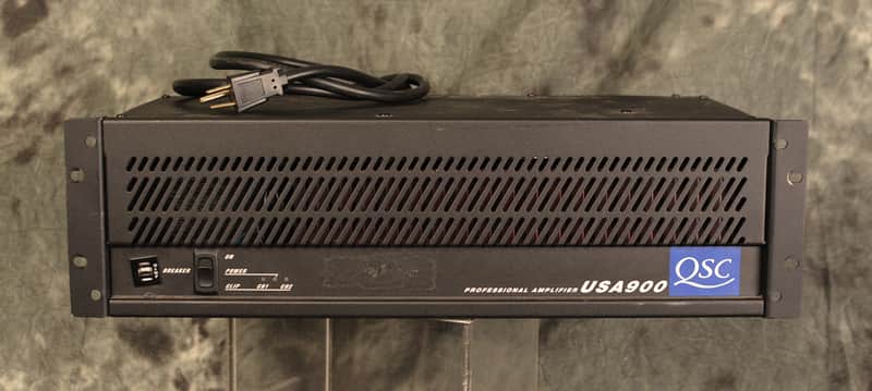 QSC USA 900 Watt Stereo Power Amplifier Rackmount | Reverb