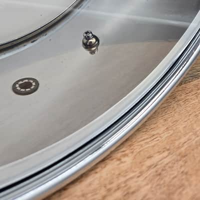 Sonor Force 2001 Chrome Over Steel Snare Drum 14" x 5.5" image 9