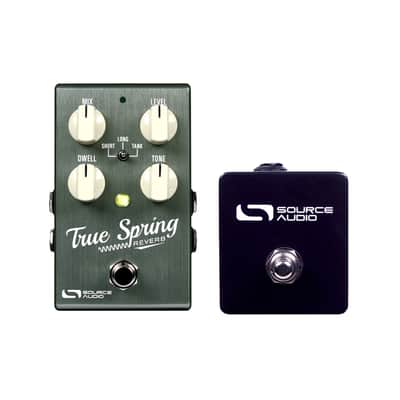 [3-Day Intl Shipping] Source Audio True Spring Reverb with SA167 Tap Tempo BUNDLE image 1