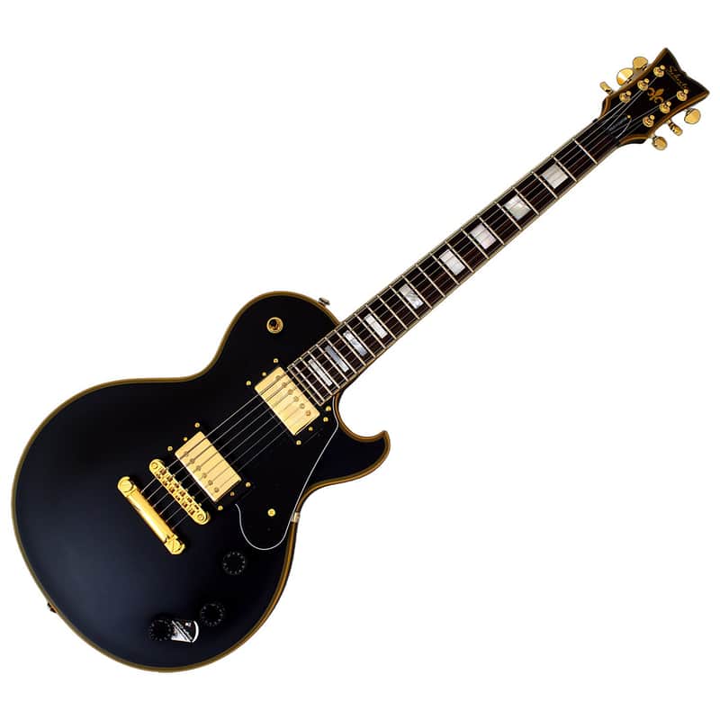 Schecter Solo-II Custom guitar in Aged Black Satin B-Stock 1218 image 1