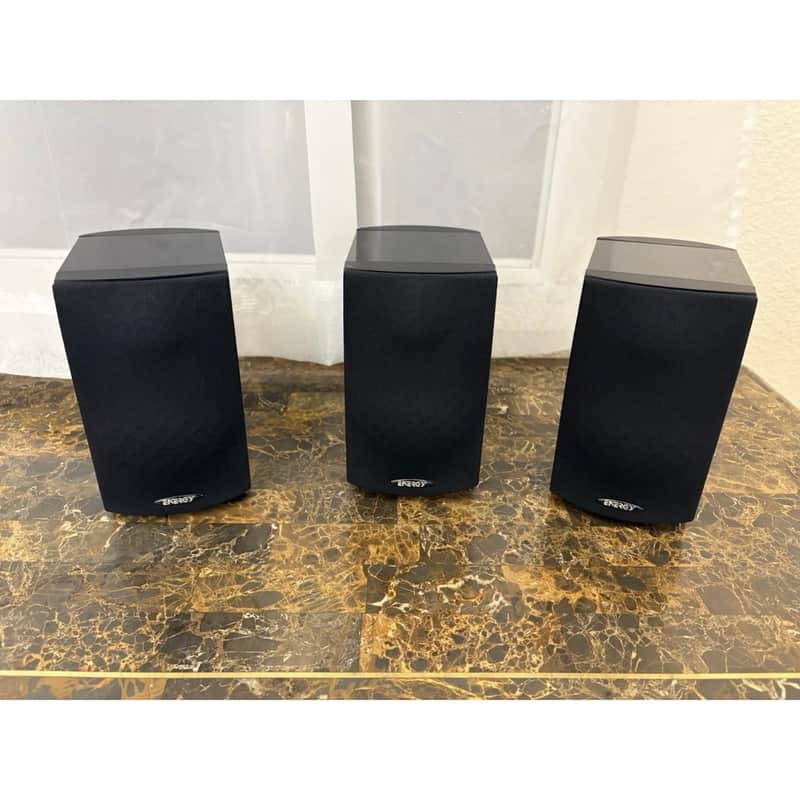 Immagine Energy Take 2.2HB-1 Surround Satellite Wired Speakers Black Wall Mountable X3 Energy Take 2.2HB-1 Surround Satellite Wired Speakers Black Wall Mountable X3 - 1