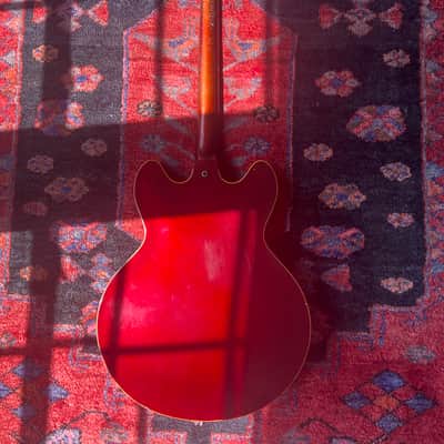 1967 Gibson ES-330TD Sparkling Burgundy Metallic image 7