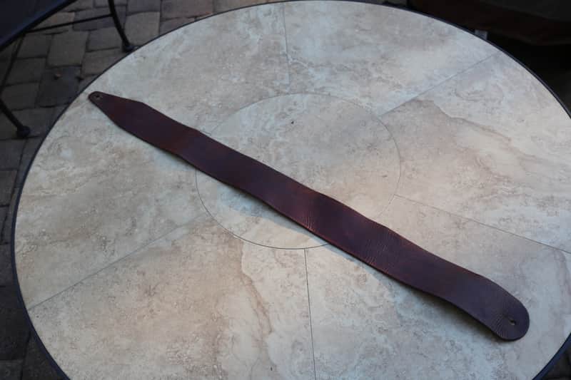 Vintage wide Leather Strap image 1