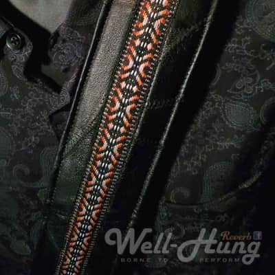 Well-Hung "Strap With No Name" wide, padded black leather, 3" wide image 6