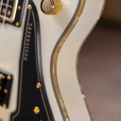 Duesenberg Fantom A Electric Guitar - Aged White with Hardshell Case - Demo image 19