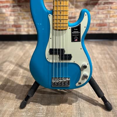 Fender American Professional II Precision Bass V - Miami Blue image 4
