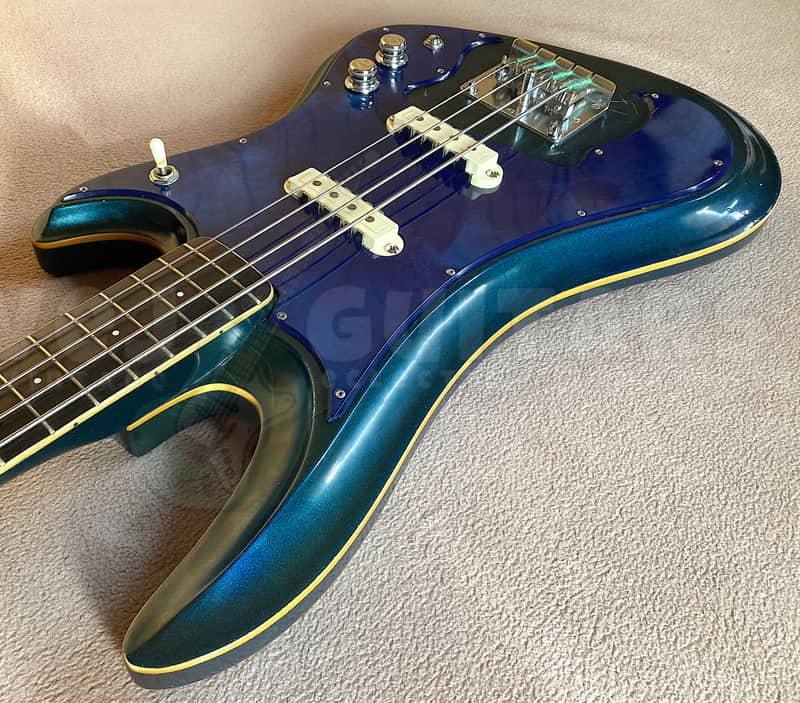 GUYATONE EB-9 'SHARP 5' BASS VINTAGE 1960s ALL ORIGINAL w/OHSC image 1