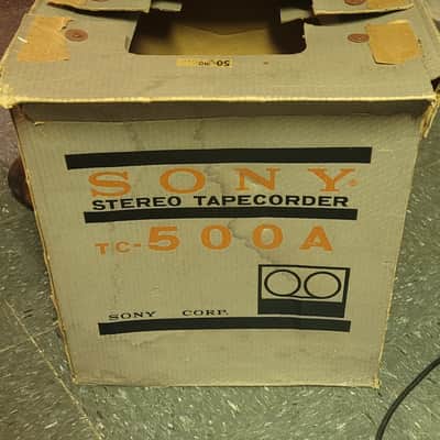 Sony TC 500a Tapecorder tube reel to reel 1/4" 2 speed recorder. 70's image 11