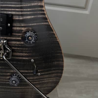 PRS Custom 24 Wood Library 2021 - Charcoal Satin Torrefied Maple Neck Brazilian Rosewood Fretboard image 8