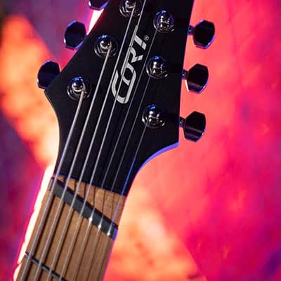 Cort KX307MSOPM KX Series Multi Scale Mahogany Body Roasted Maple Neck 7-String Electric Guitar image 14
