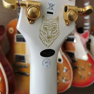 Epiphone Emily Wolfe "White Wolfe" Sheraton 2023 - Aged Bone White image 13