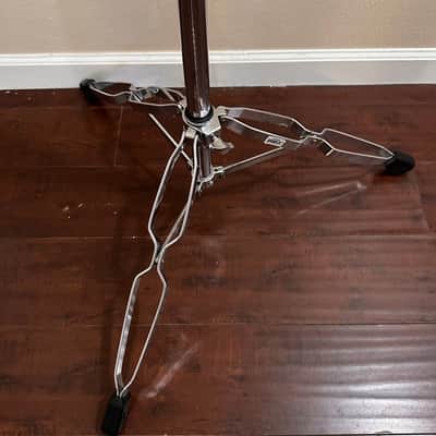DW DWCP9900 9000 Series Heavy Duty Double-Braced Dual Tom Stand 2010s - Chrome image 4