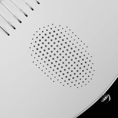 Nova Go Sonic: Carbon Fiber Smart Electric Guitar in White Finish image 3