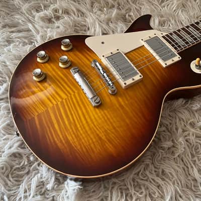2005 Gibson Custom Shop Les Paul Standard 1960 R0 Gloss Faded Tobacco Burst '60 Left Handed Lefty VOS image 16