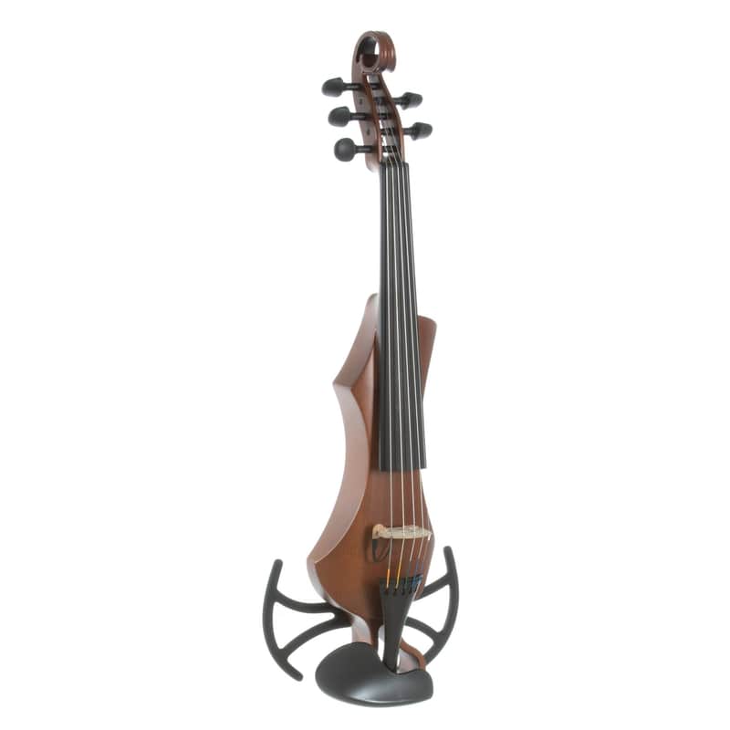 GEWA Novita 3.0 Electric 5-Strings Violin, Golden Brown, With Universal Shoulder Rest Adapter image 1