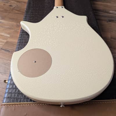 Jerry Jones Electric Sitar Guitar Harder To Find Gator White Crackle W/OHSC CLEAN! USA image 16
