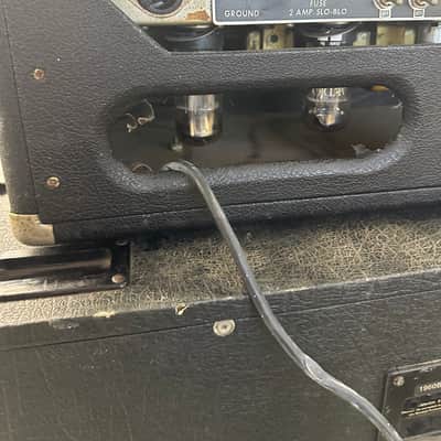Fender Bandmaster 40-Watt 2-Channel Guitar Amp Head 1963 - 1967 - Black Panel image 8