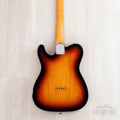 1990 Fender Telecaster Custom '62 Vintage Reissue TL62B-650 Sunburst w/ Case, Japan MIJ Fujigen imagen 3