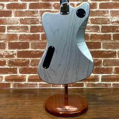 Deimel Guitar Works Firestar Custom 2020 Silver/ Filled Black Pores & Neck, New (Authorized Dealer) image 5