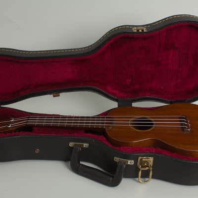 C. F. Martin Style 1-C Concert Ukulele (1926), black tolex hard shell case. image 10