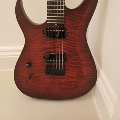 Schecter Sunset 6 Extreme Left-Handed - Scarlet Burst image 2