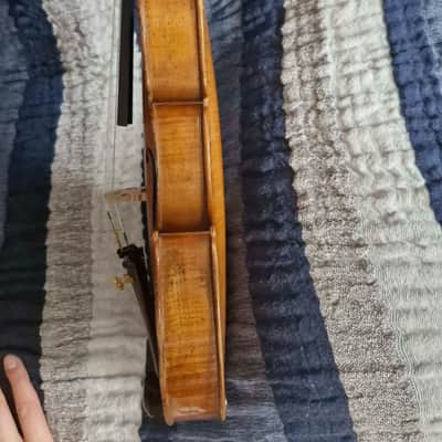 Eduard Soukup Louny handmade antique 3/4 Violin - brown varnish image 9