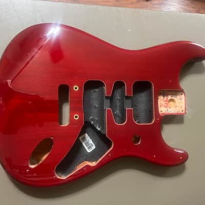 Fender Player II Strat Series BODY Chambered Mahogany Trans Cherry Burst image 1