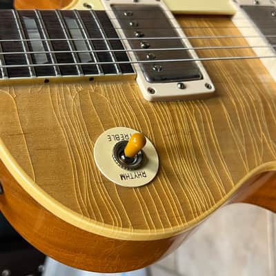 2025 Gibson 1959 Les Paul Standard Chambered Antique Natural Ultra Light Aged Murphy Lab image 11