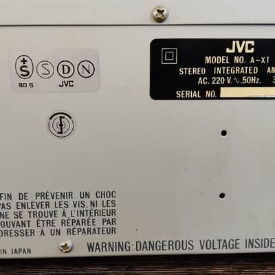 JVC A-X1 Integrated Amplifier, JVC KD-A33 Stereo Cassette Deck image 4