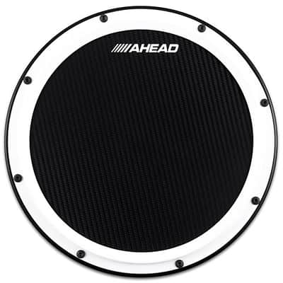 AHead 14" S-Hoop Marching Practice Pad White / Black image 1