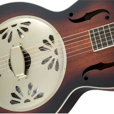 Gretsch G9240 Alligator Round-Neck, Mahogany Body Biscuit Cone Resonator Guitar - 2-Color Sunburst image 2