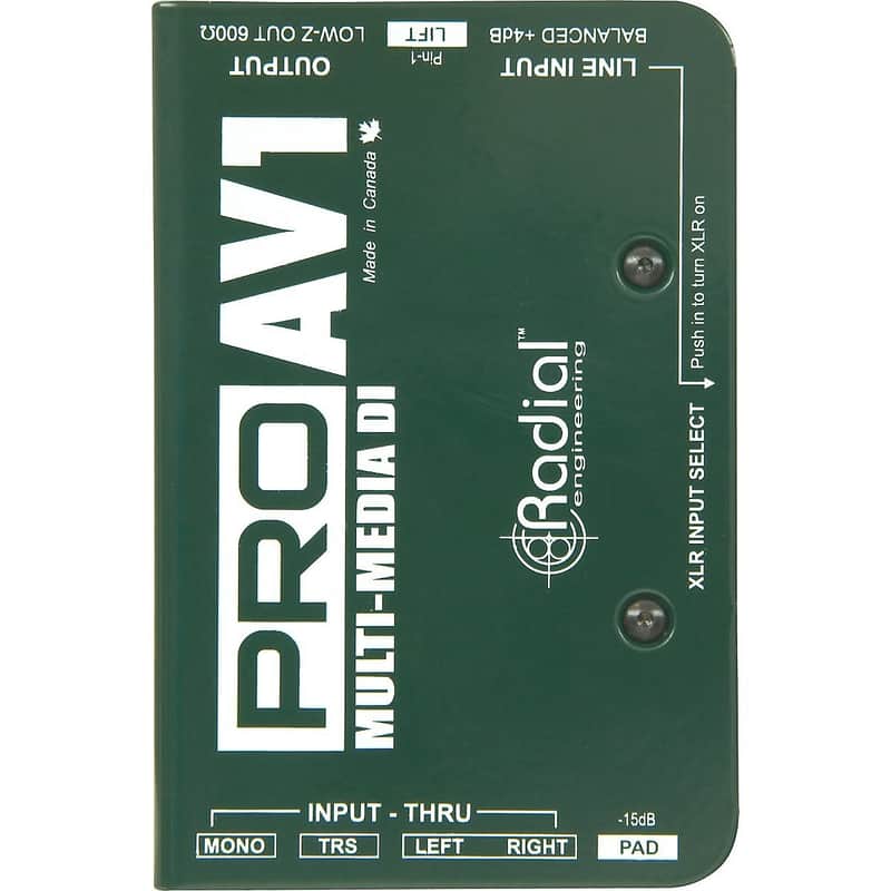 Radial Engineering R8001112 Pro AV1 Direct Box image 1