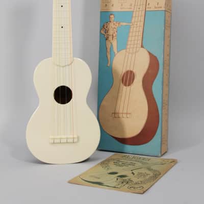 1950s Fin-Der Diamond Head Soprano Ukulele w/ Original Box image 1