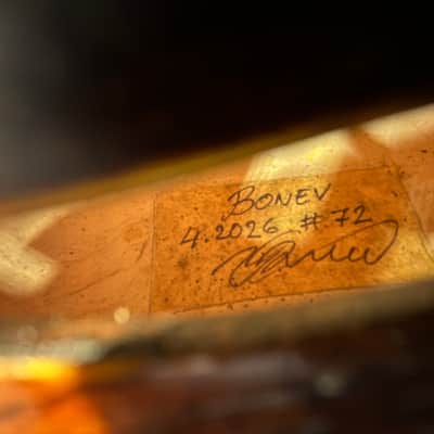 Bonev Violins #72 Bench made 2026 Advanced to Professional Full Size violin Single piece back Flamed image 19