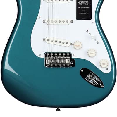 Fender Vintera II '50s Stratocaster Maple Fingerboard (with Gig Bag), Ocean Turquoise image 6