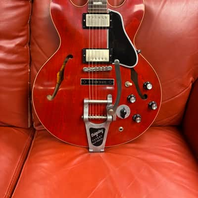 2018 Gibson Memphis '63 ES-335 Block with Varitone & Bigsby Sixties Cherry VOS image 1