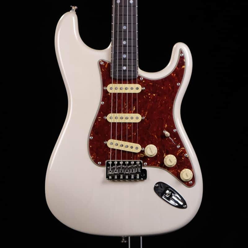 Used Fender American Custom Shop Stratocaster Electric Guitar - Aged White Blonde image 1