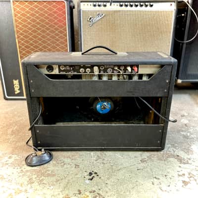 REAL! -Fender Deluxe Reverb Amp 1965 - Blackface original vintage USA tube amplifier image 4