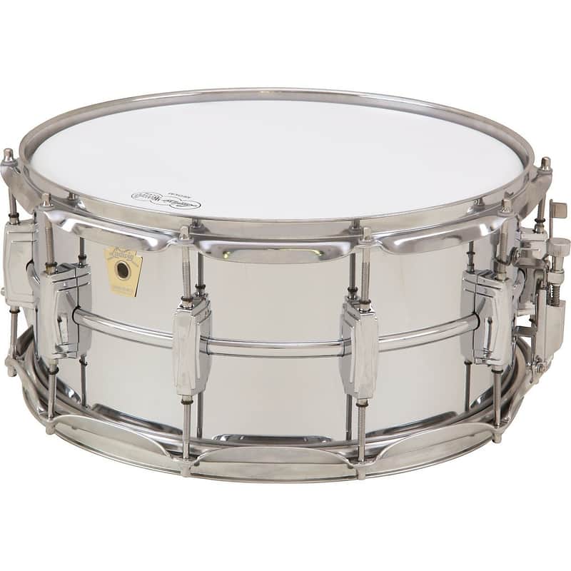 Ludwig LM402 Supraphonic 6.5x14" Aluminum Snare Drum image 2