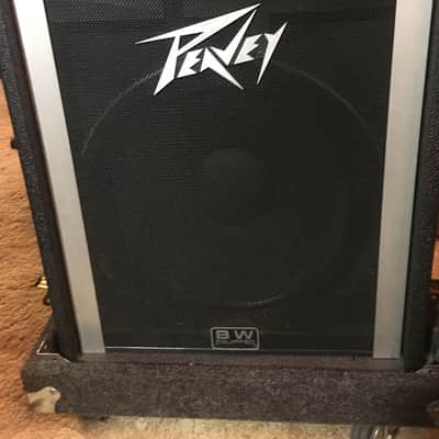 Peavey DataBass Digital / Bass Amp w/ "Cush Case" road case 450-Watt 1x15" Bass Combo 1980s - Black image 3