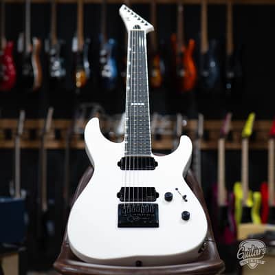 ESP E-II M-II 7B Baritone 7-String Evertune Guitar w/ Case – Pearl White (B-stock) image 1