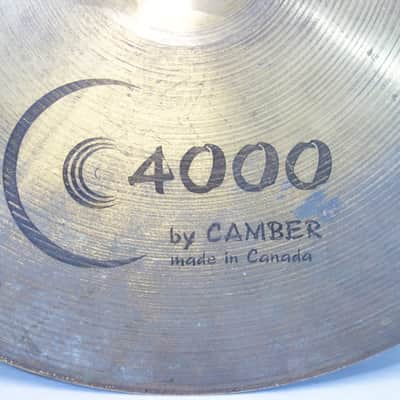 Camber C4000 16" Crash Cymbal – Made in Canada, Bright Vintage Crash image 5