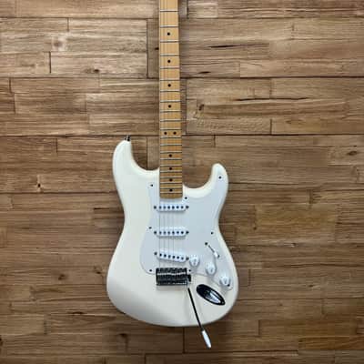 Fender Jimmie Vaughan Stratocaster Guitar -1997 - MIM- Olympic White 7lbs 14oz w/Roadrunner gig bag image 2