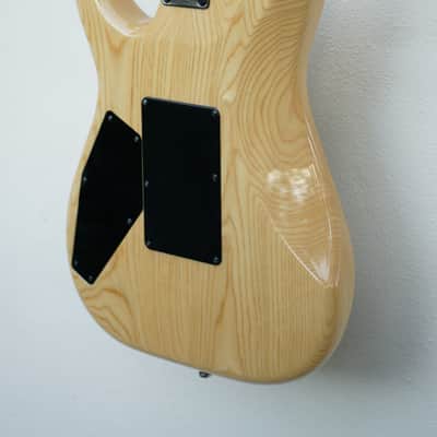 ESP Mirage Deluxe Electric Guitar Natural Grain Floyd Seymour Duncan image 11