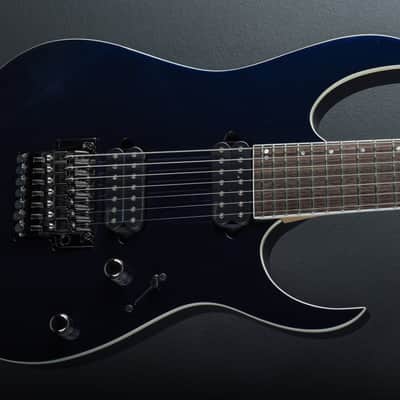 Ibanez Prestige RG2027RXL 7 String - Dark Tide Blue image 1