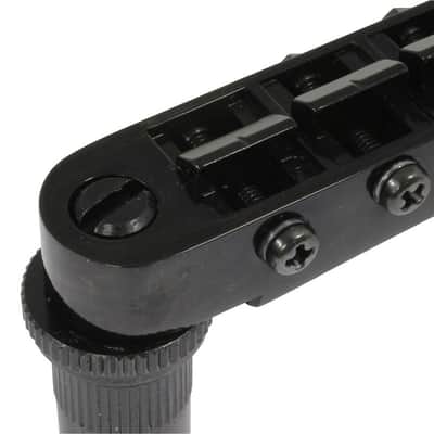 GOTOH GE103B-T Guitar Bridge with large metric posts Black image 3