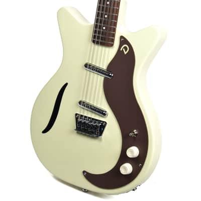 Danelectro D59V12-VWHT DANO 59 Vintage Shorthorn Shape 12-String Electric Guitar image 1
