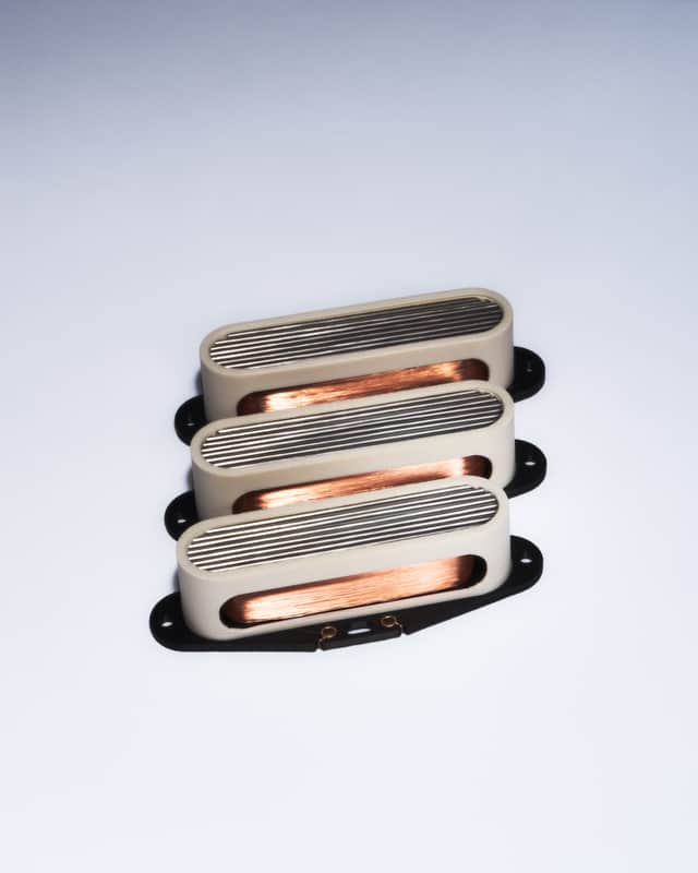 Mersey Guitar Handwound Strat Set - Cream image 1