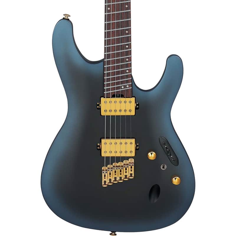 Ibanez SML721 S Axe Design Lab Multi-scale Electric Guitar - Midnight Arctic Ocean Matte image 1